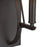 Atlas Lighting Robinson 16'' High 1Lt Sconce, Matte Black/Off White