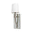 Atlas Lighting Roule Mirror, 17'' High 1Lt Sconce, Nickel/White