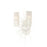 Atlas Lighting Sea Urchin 21'' High 2Lt Sconce, White Coral/White