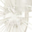 Atlas Lighting Sea Urchin 21'' High 2Lt Sconce, White Coral/White