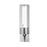 Atlas Lighting Slope 15'' High Integrated LED Sconce, Chrome/White