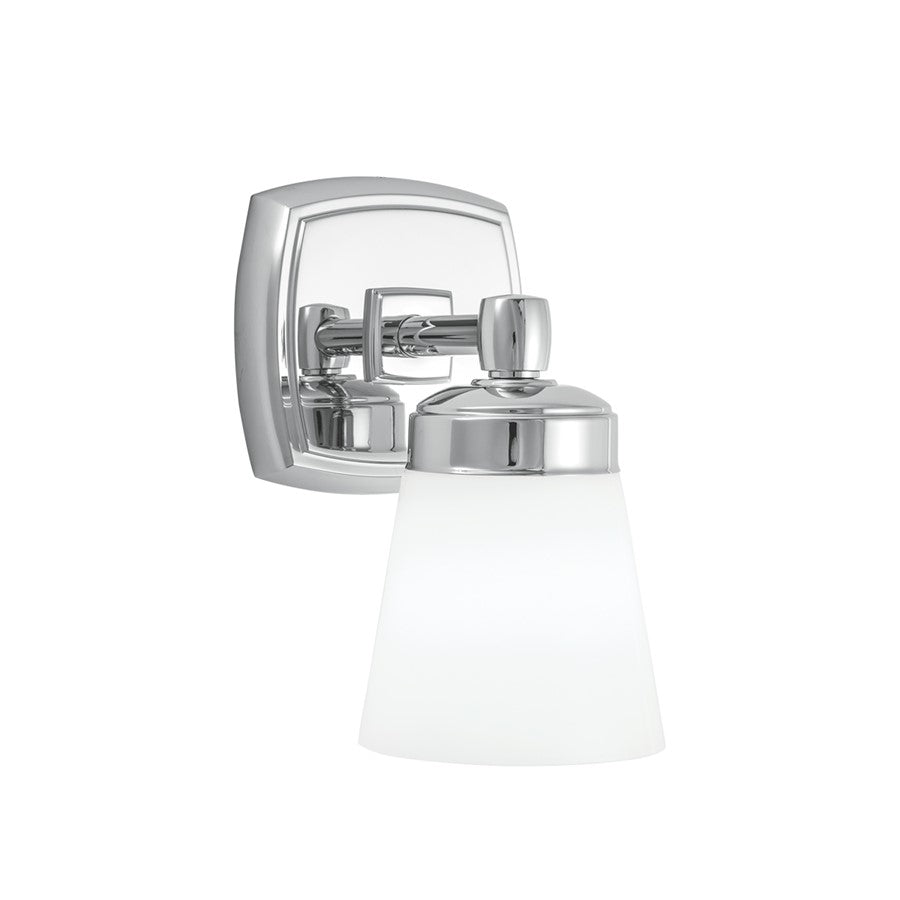 Atlas Lighting Soft Square 8.5'' High 1Lt Sconce, Chrome