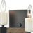 Atlas Lighting Stone Manor 7'' High 2Lt Sconce, Matte Black