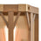 Atlas Lighting Structure 10'' High 1Lt Sconce, Medium Oak
