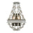 Atlas Lighting Summerton 16'' High 2Lt Sconce, Washed Gray/Gray