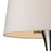 Atlas Lighting Swingarms 16''H 1Lt Sconce, Polished Chrome/White