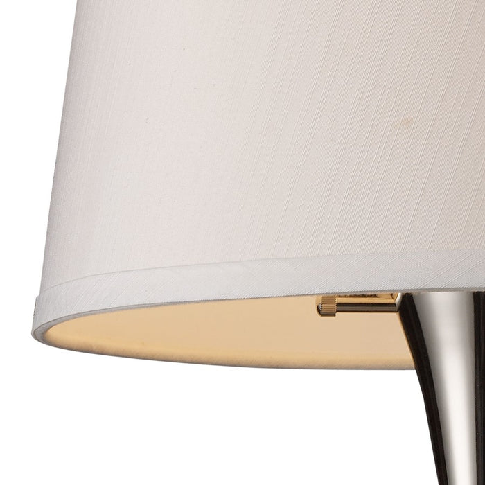 Atlas Lighting Swingarms 16''H 1Lt Sconce, Polished Chrome/White
