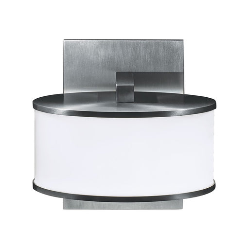 Atlas Lighting Timbale 7''H Integrated LED Sconce, Aluminum/White