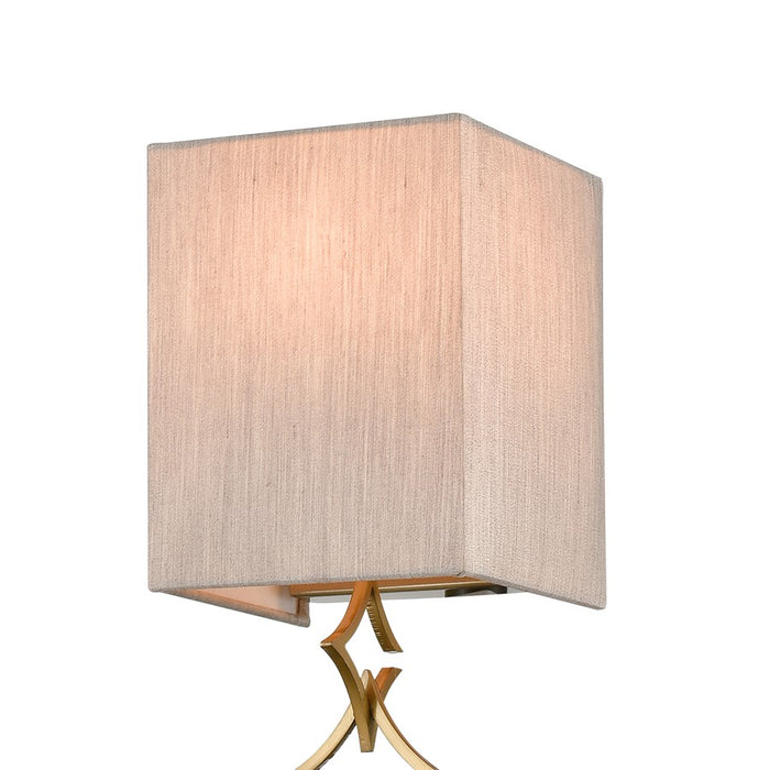 Atlas Lighting To the Point 9'' High 1Lt Sconce, Aged Brass/Gold