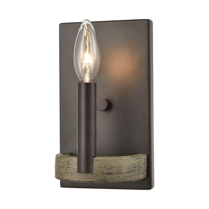 Atlas Lighting Transitions 8'' High 1Lt Sconce, Oil Rubbed Bronze