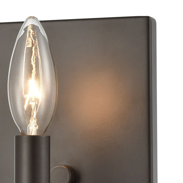 Atlas Lighting Transitions 8'' High 1Lt Sconce, Oil Rubbed Bronze