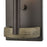 Atlas Lighting Transitions 8'' High 1Lt Sconce, Oil Rubbed Bronze