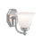 Atlas Lighting Trevi 7'' High 1Lt Sconce, Chrome/White