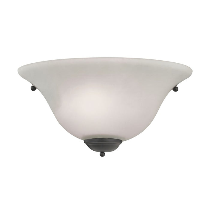 Atlas Lighting Tropea 5'' High 1Lt Wall Sconce, Bronze/White
