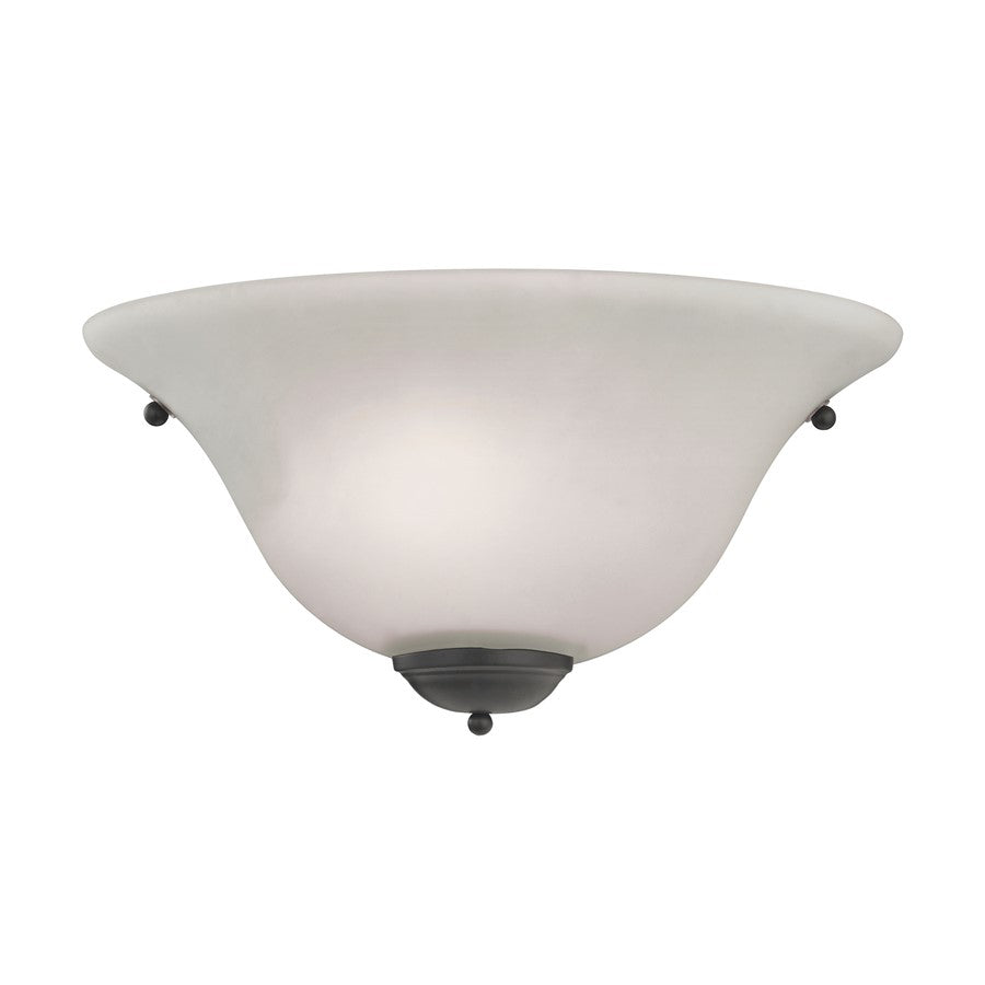 Atlas Lighting Tropea 5'' High 1Lt Wall Sconce, Bronze/White