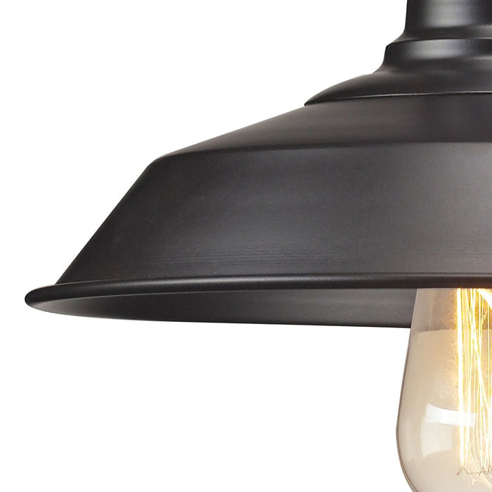 Atlas Lighting Urban Lodge 10'' High 1Lt Sconce, Bronze/Bronze