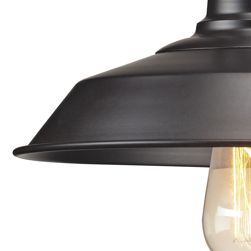 Atlas Lighting Urban Lodge 10in 1-Light Wall Sconce | Transitional Oil Rubbed Bronze Metal | Bedroom & Hallway Accent Light | Model WL11164-BZ