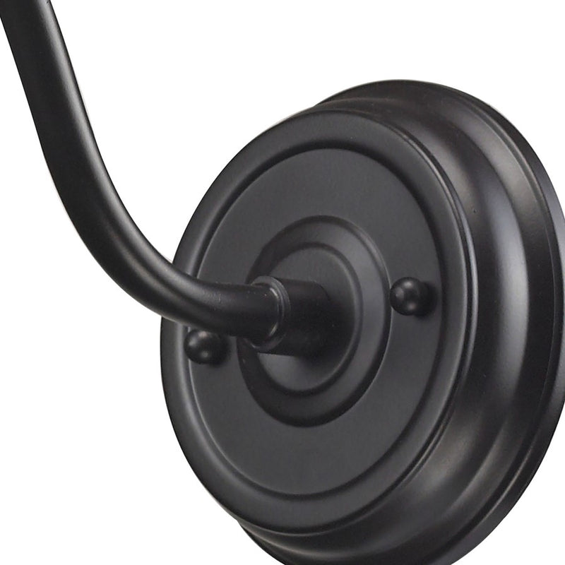 Atlas Lighting Urban Lodge 10'' High 1Lt Sconce, Bronze/Bronze
