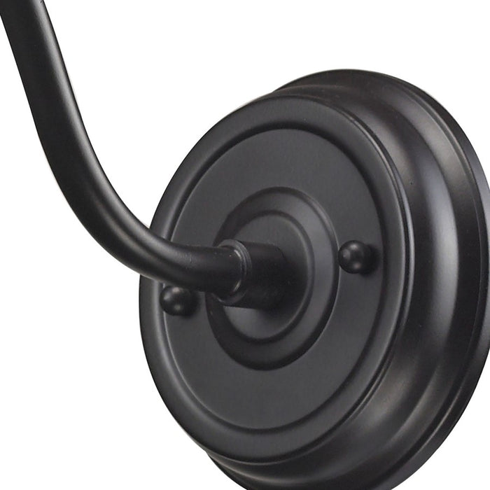 Atlas Lighting Urban Lodge 10'' High 1Lt Sconce, Bronze/Bronze