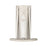 Atlas Lighting White Stone 12'' High 1Lt Sconce, Polished Nickel