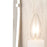 Atlas Lighting White Stone 12'' High 1Lt Sconce, Polished Nickel