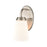 Atlas Lighting Winslow 10.5'' High 1Lt Sconce, Brushed Nickel/White