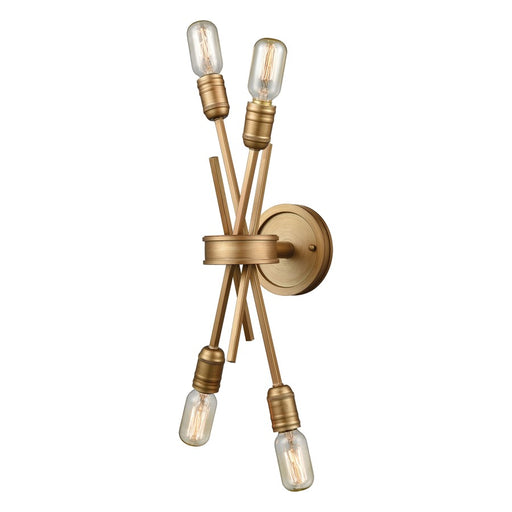Atlas Lighting Xenia 20'' High 4Lt Sconce, Matte Gold/No Shade