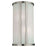 Atlas Lighting Zenith 14'' High 2Lt Sconce, Brushed Nickel/White