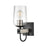 Atlas Lighting Blakely 11.5'' High 1Lt Vanity, Brushed Nickel/Clear