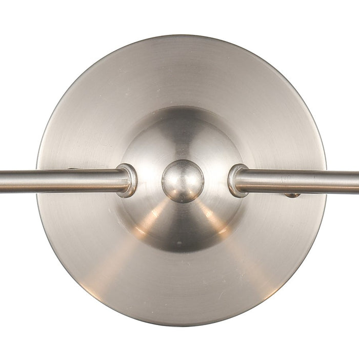 Atlas Lighting Soren 15.75'' Wide 2Lt Vanity Light, Nickel/Clear