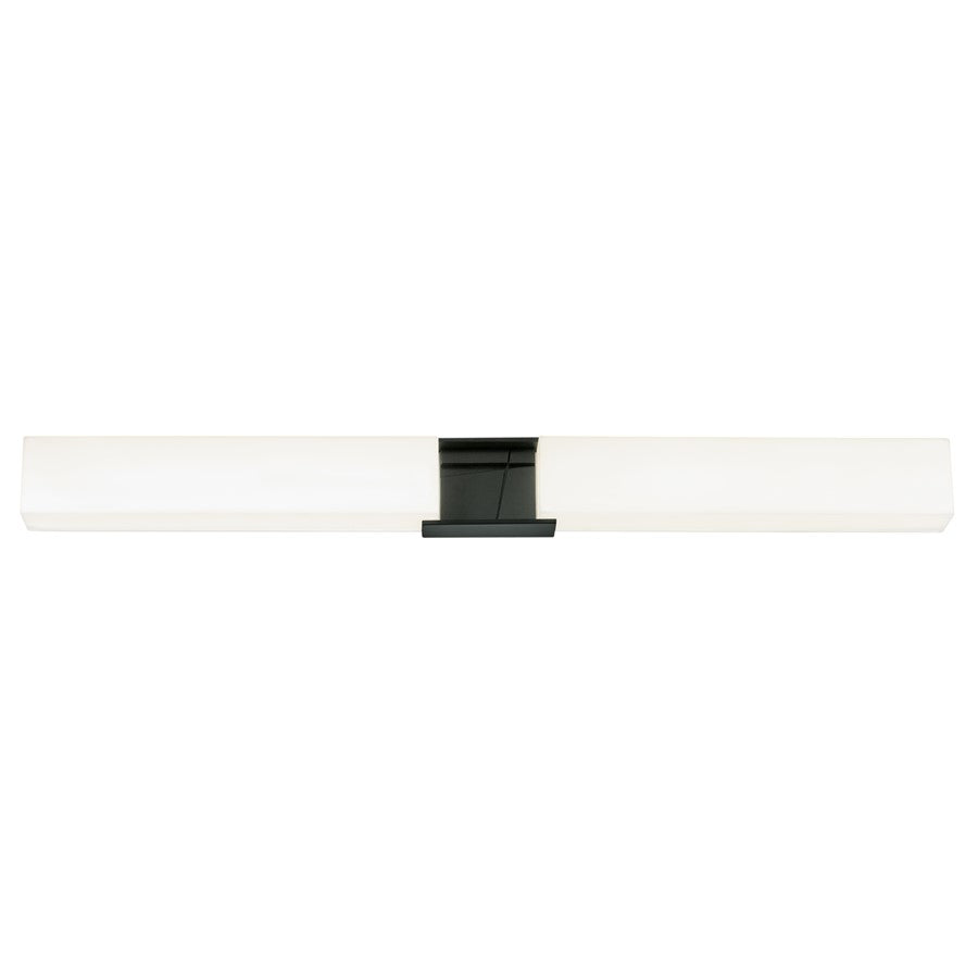 Atlas Lighting Artemis 36'' Wide LED Vanity Light, Black/Opal - WL11192-BK