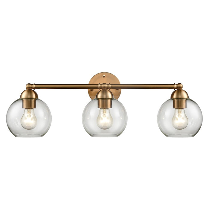 Atlas Lighting Astoria 25'' Wide 3Lt Vanity Light, Satin Gold/Clear - WL11193-GD