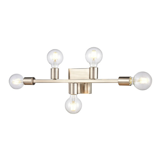 Atlas Lighting Attune 22'' Wide 5Lt Vanity Light, Satin Nickel