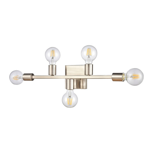 Atlas Lighting Attune 22'' Wide 5Lt Vanity Light, Satin Nickel