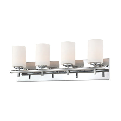 Atlas Lighting Barro 26.1'' Wide 4Lt Vanity Light, Chrome/White