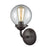 Atlas Lighting Beckett 12''H 1Lt Sconce, Oil Rubbed Bronze/Clear - WL11202-BZ