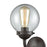 Atlas Lighting Beckett 12''H 1Lt Sconce, Oil Rubbed Bronze/Clear