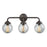 Atlas Lighting Beckett 24'' Wide 3Lt Vanity Light, Bronze/Clear - WL11204-BZ