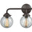 Atlas Lighting Beckett 24'' Wide 3Lt Vanity Light, Bronze/Clear
