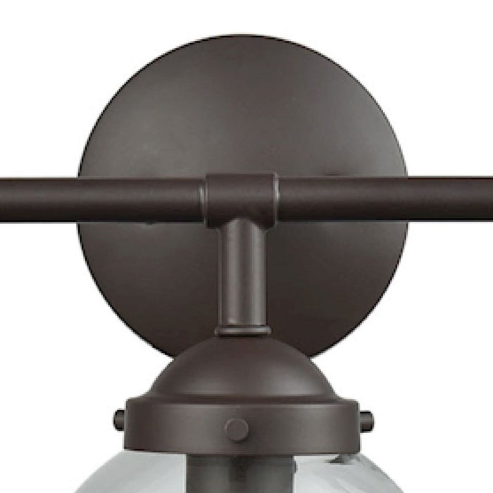 Atlas Lighting Beckett 24'' Wide 3Lt Vanity Light, Bronze/Clear