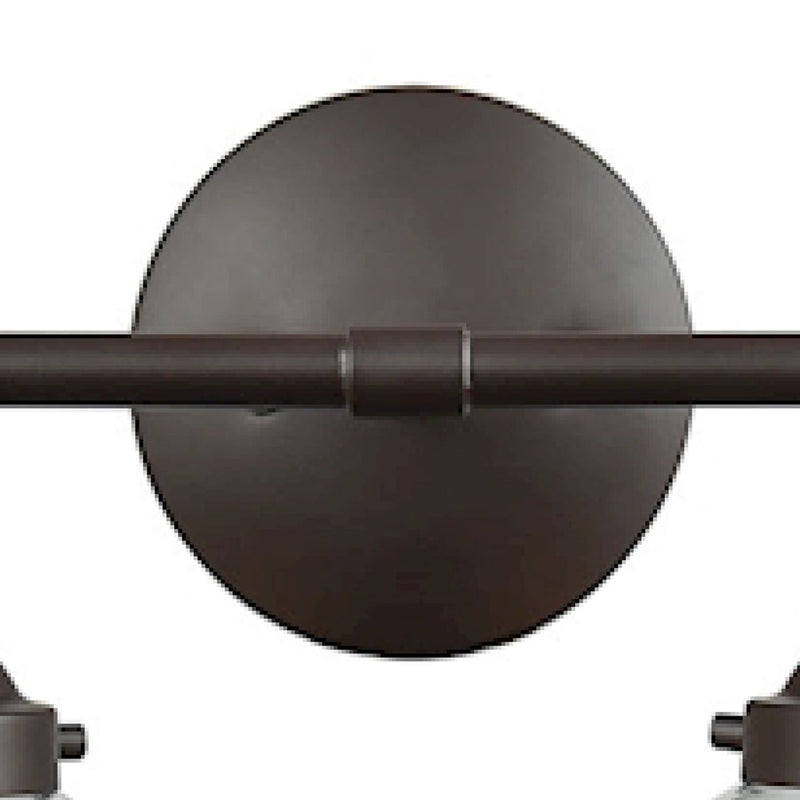 Atlas Lighting Beckett 33in 4-Light Vanity Light | Modern Oil Rubbed Bronze and Clear Glass | Bathroom Vanity | 33 x 7 x 11 in | Model WL11205-BZ2