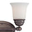 Atlas Lighting Bella 13'' Wide 2Lt Vanity Light, Oiled Bronze/White