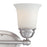 Atlas Lighting Bella 13''W 2Lt Vanity Light, Brushed Nickel/White
