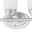 Atlas Lighting Bella 18''W 3Lt Vanity Light, Brushed Nickel/White