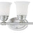 Atlas Lighting Bella 24.5'' Wide 4Lt Vanity Light, Nickel/White