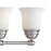 Atlas Lighting Bella 31''W 5Lt Vanity Light, Brushed Nickel/White