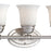 Atlas Lighting Bella 31''W 5Lt Vanity Light, Brushed Nickel/White