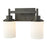 Atlas Lighting Belmar 13'' Wide 2Lt Vanity Light, Bronze/White