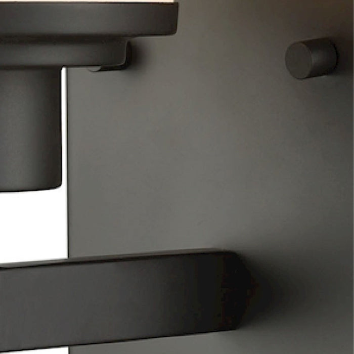 Atlas Lighting Belmar 9'' High 1Lt Sconce, Oil Rubbed Bronze/White