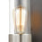 Atlas Lighting Bergenline 10'' High 1Lt Sconce, Matte Black/Clear